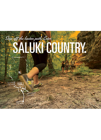 Step off the beaten path, Enter Saluki Country.