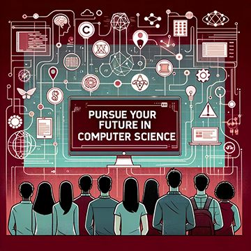 AI Generated Image Pursue Your Future in Computer Science
